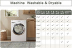 Srugn Washable Rugs 8x10 Area Rugs - Image 9