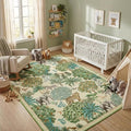 GarveeHome Jungle Animal Print Rug 6x9 Washable Area Rugs by GarveeHome