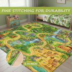 3x5ft Kids Animal Adventure Play Rug - Image 3