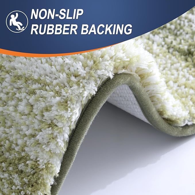OLANLY Small Bathroom Rugs Mat 24x16, Extra Soft Absorbent Microfiber Bath Rugs - Image 5