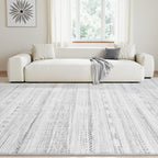 8x10 Area Rugs for Living Room Machine Washable Rug Distressed Indoor Carpet - Image 3