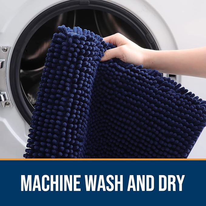 OLANLY Dog Door Mat for Muddy Paws 70x24, Absorbs Moisture and Dirt, Absorbent - Image 5