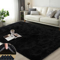 Mugorn Black Rugs for Bedroom, 3x5 Feet Fluffy Area Rugs for Living Room by MUGORN