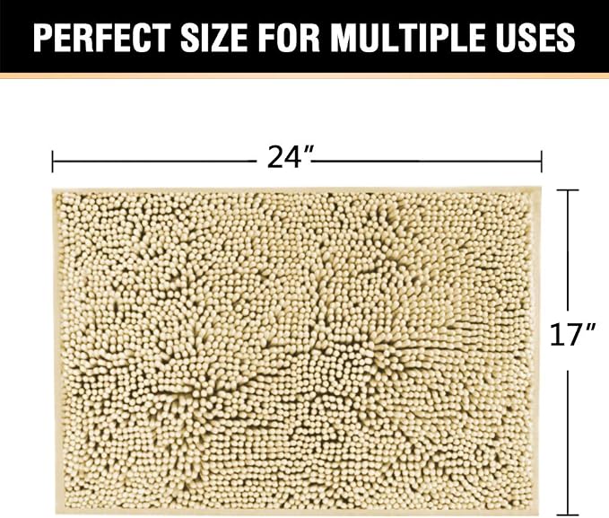 H.VERSAILTEX Bath Mat Bathroom Rug Bath Rugs - Image 2
