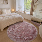 EasyJoy Faux Sheepskin Rug, Fluffy Faux Fur Rug, Ultra Soft Shag Area Rug - Image 2