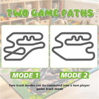 Kids Car Rug Play Mat, 3x5 ft Race Track Road Rug - Image 2