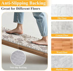 HEBE Washable Hallway Runner Rug 2'x 5' Non Slip Kitchen Rugs Runner, Low Pile - Image 3