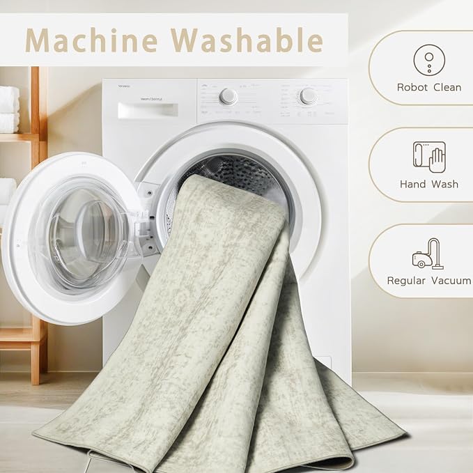 Srugn Washable Rugs 6x9 Area Rugs - Image 5