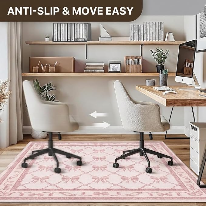 36"x60" Office Chair Mat for Hardwood Tile Floor, Under Desk Carpet Protector - Image 4