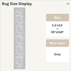 Soalmost Runner Rug 2'6" x 14' Washable Non-Slip Runner Rugs - Image 5