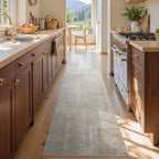 2x6 Ft Washable Runner Rug, Non-Slip Low Pile Hallway Kitchen Area Rug - Image 4