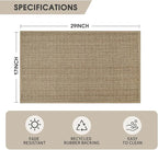 Artoid Mode Washable Non Slip Rubber Backing Kitchen Rugs Doormat, Absorbent - Image 6