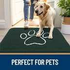 OLANLY Dog Door Mat for Muddy Paws 70x24, Paw Print Design, Absorbs Moisture - Image 6