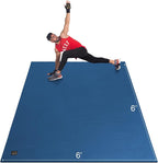 GXMMAT Large Exercise Mat 6'x4'/6'x5'/6'x6', Thick Workout Mats by GXMMAT