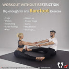 GXMMAT Large Yoga Mat 12'x6'/10'x6'/6'x8', Extra Thick Workout Mats - Image 2