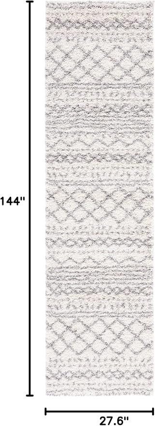 SAFAVIEH Arizona Shag Collection Runner Rug - Image 2