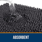 OLANLY Large Bathroom Rugs 70x46, Extra Soft Absorbent Chenille Bath Rugs - Image 4