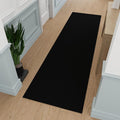 Ottomanson Hallway Runner Rug 2'7" x 12' Non Slip Solid Area Rugs Easy to Clean by Ottomanson