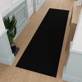 Ottomanson Hallway Runner Rug 1'10" x 12' Non Slip Solid Area Rugs Easy to by Ottomanson