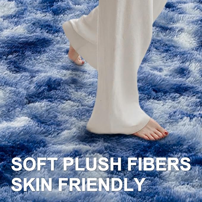 6x9 Ft Large Shag Rugs for Living Room Decor, Ultra Soft Fluffy Furry Area Rugs - Image 5