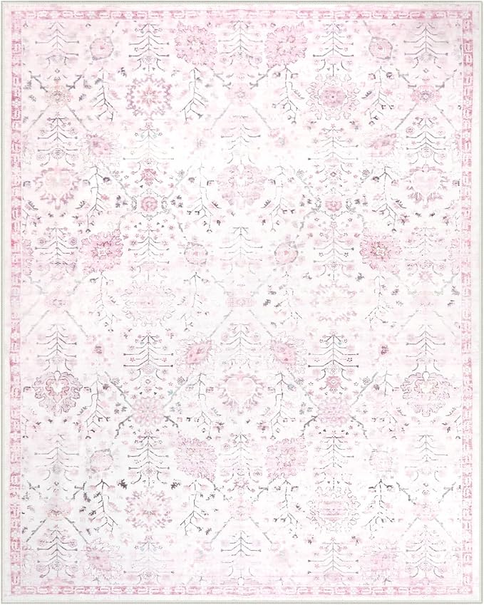 Lahome Flavie Washable Rugs 8x10, Soft Nursery Area Rug - Image 3