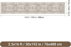 2'6" x 16'Non Slip Runner Rugs - Image 2