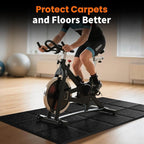 Treadmill Mat for Carpet &Hardwood Floors 79x39, Treadmills Mat, Mat for Under - Image 4