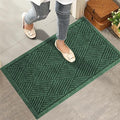 HIYARD Sturdy Front Door Mat, Absorbent Muddy Dirt Resist Welcome Door Mats by HIYARD