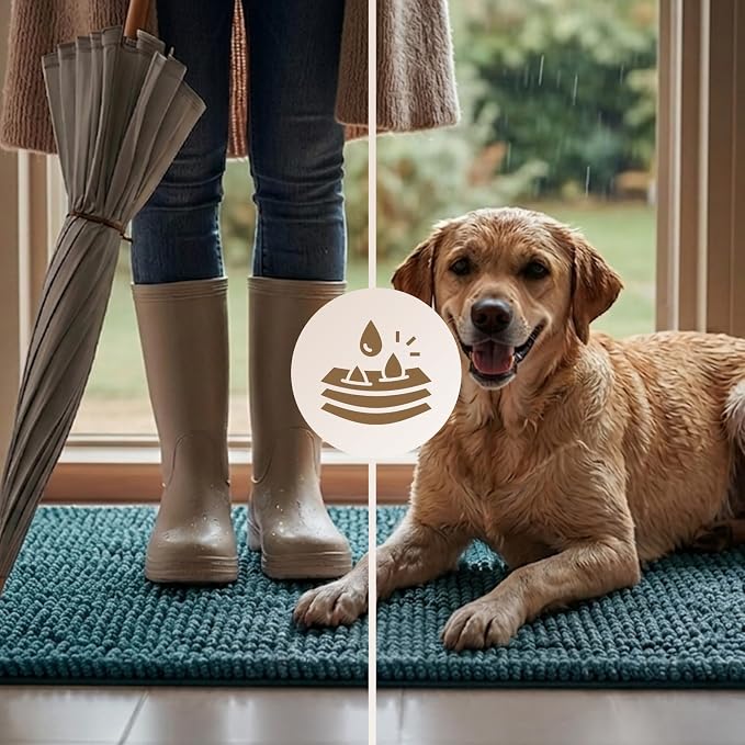 EHEYCIGA Super Absorbent Dog Door Mat - Image 4