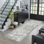 2x6 Rug for Entryway Hallway-No Slip Soft Carpets Modern Abstract Indoor Floor - Image 3
