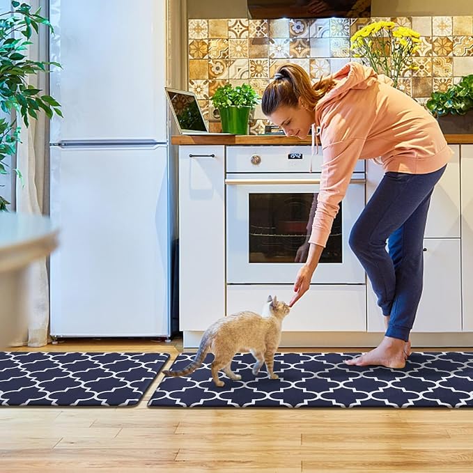KMAT Kitchen Mat Cushioned Anti-Fatigue Area Rug Sets, Waterproof Non-Slip - Image 6