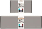 HappyTrends 2 PCS Kitchen Mat Cushioned Anti-Fatigue Floor Mat, Heavy Duty by HappyTrends