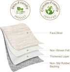 Nakagishi 5x8 Area Rugs Living Room: Washable Large Vintage Rug Neutral - Image 9