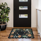 Lahome Floral Entryway Rug, 2X3 Washable Kitchen Rug Ultra-Thin, Non-Slip Soft - Image 3