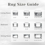 Washable Rug 6x9 Area Rugs for Living Room: Neutral Soft Rug Abstract Non Slip - Image 7