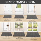 hicorfe Dirt Trapper Indoor Doormat, Non Slip Backing Washable Door Mats - Image 3