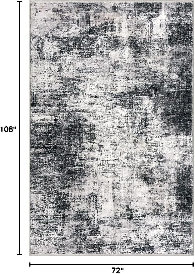 IOHOUZE Modern Abstract Area Rugs 6x9 Ft Washable Rugs - Image 2