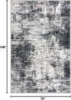 IOHOUZE Modern Abstract Area Rugs 6x9 Ft Washable Rugs - Image 2