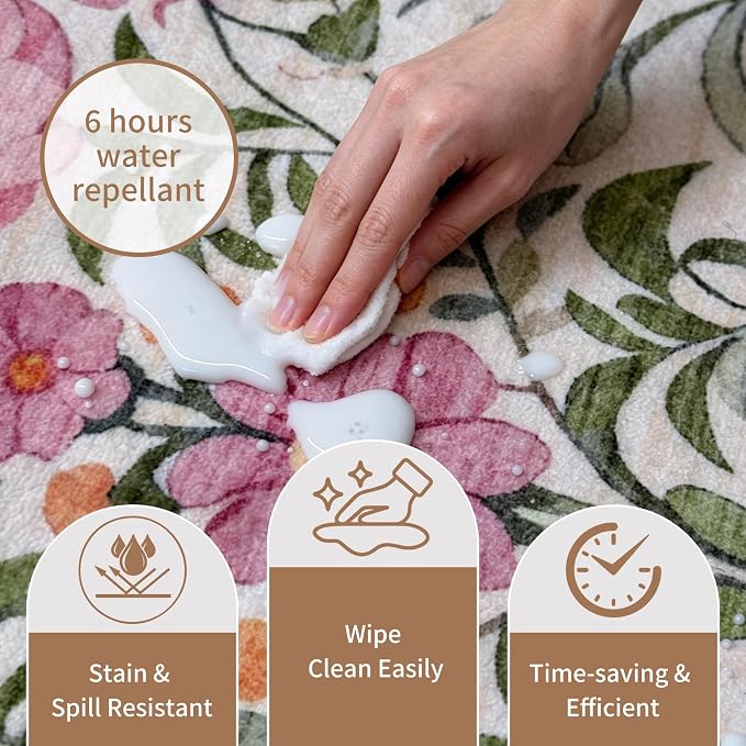 2x6 Soft Washable Runner Rugs: Velvet Feel & 5-10 Degrees Warmer Underfoot - Image 5