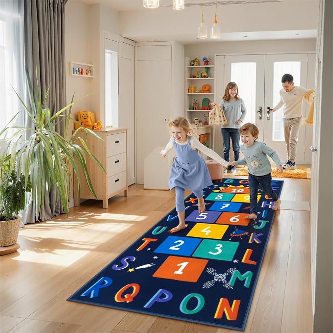 STARUIA Washable Hopscotch Kids Rugs - Image 8