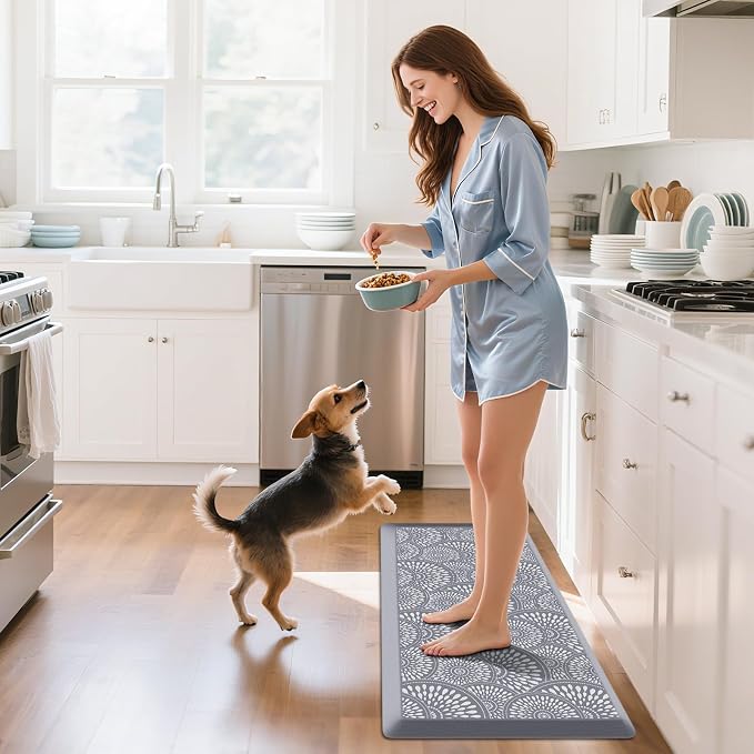 Mattitude 4/5 Inch Kitchen Mat, 17.3x39in Heavy Duty Ergonomic Comfort Foam - Image 7