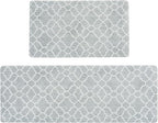 FRESHMINT Kitchen Mat Set of 2, Anti-Fatigue Cushioned Kitchen Mats by FRESHMINT