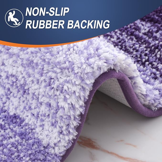 OLANLY Bathroom Rugs Mat 36x24, Extra Soft Absorbent Microfiber Bath Rugs - Image 4