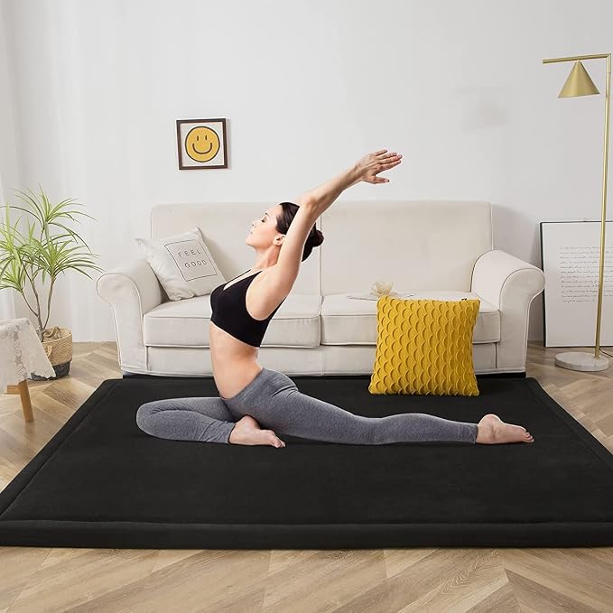 MAXYOYO Play Mat, 1.2" Thick Memory Foam Soft Padded Carpet - Image 3