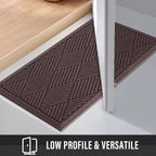 HIYARD Sturdy Front Door Mat, Absorbent Muddy Dirt Resist Welcome Door Mats - Image 6
