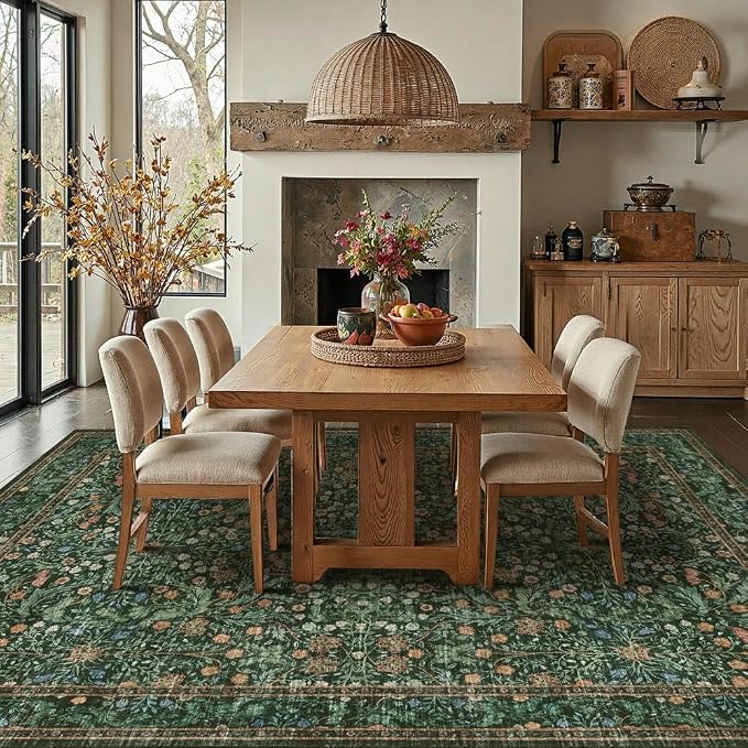 Rugxara 8x10 Area Rugs for Living Room Bedroom, Large Washable Rug, Non Slip & - Image 3