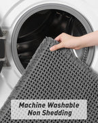Upgraded Waffle Runner Rug, Super Absorbent Non Slip Bath Mats - Image 5