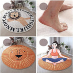 Poowe Round Kids Playroom Rug - Image 3