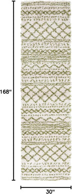 SAFAVIEH Arizona Shag Collection Runner Rug - Image 2