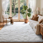 4x6 Ft Shag Rugs for Bedroom Living Room, Ultra Soft Fluffy Furry Area Rugs for by Cuzwlovita